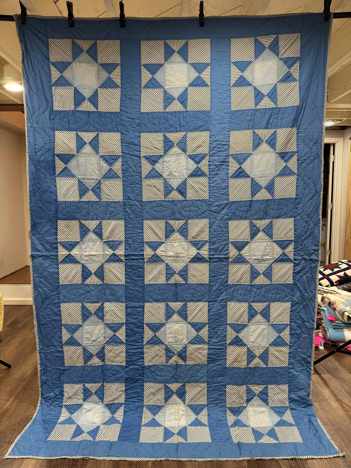 **SOLD Vintage Quilt Ohio Star  SOLD**