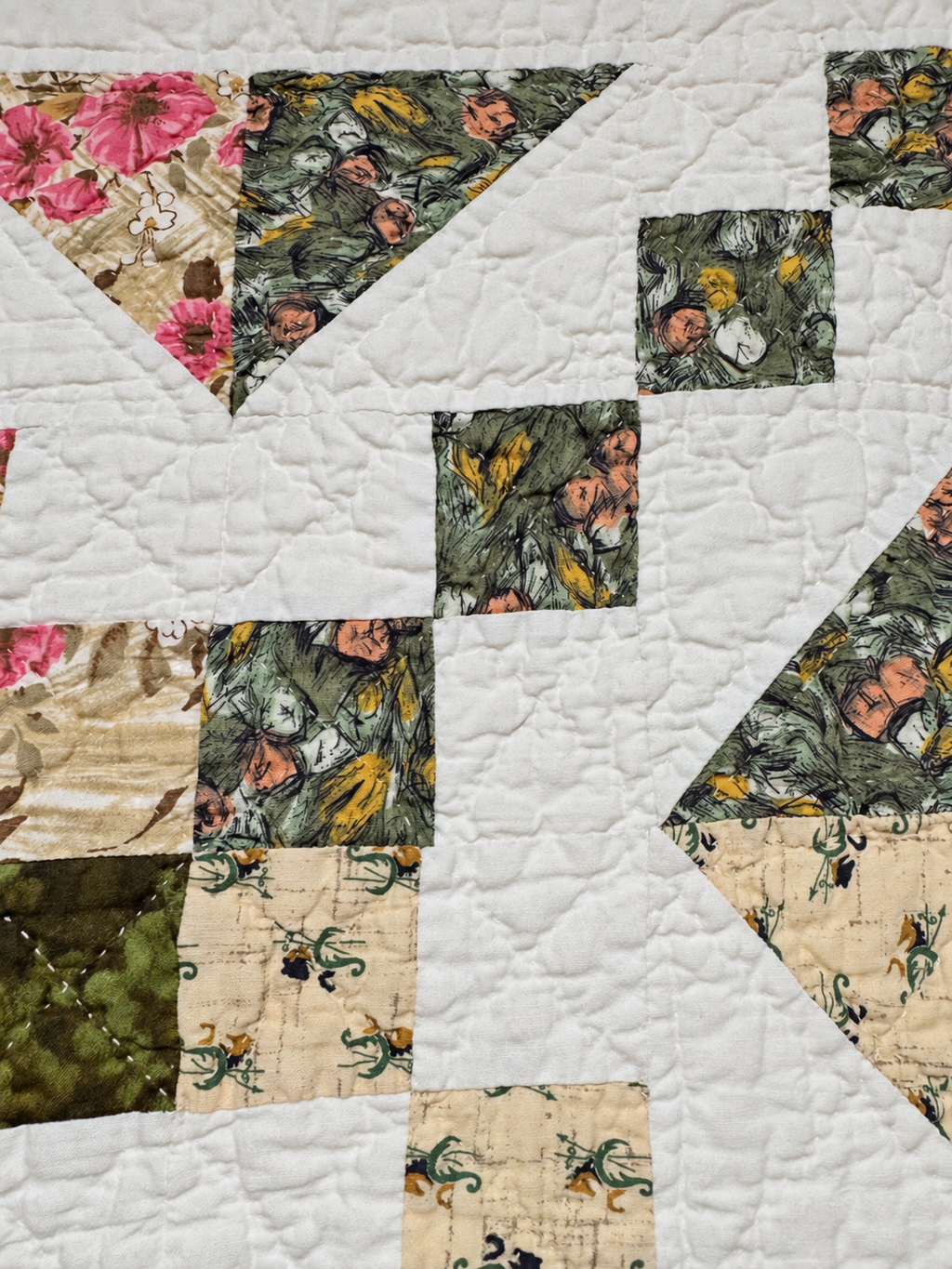 **SOLD Vintage Quilt Scrappy Jewel Box  SOLD**