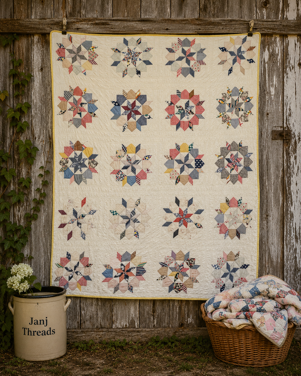 Vintage Star of Bethlehem Quilt