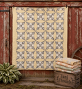 Vintage Quilt Glorified Nine Patch Yellow