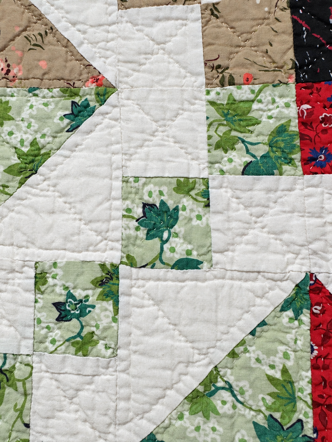 **SOLD Vintage Quilt Scrappy Jewel Box  SOLD**