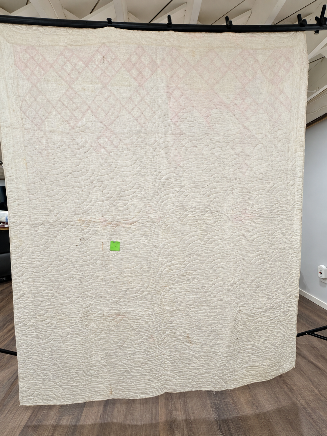 **SOLD Antique Quilt Pink Irish Chain SOLD**