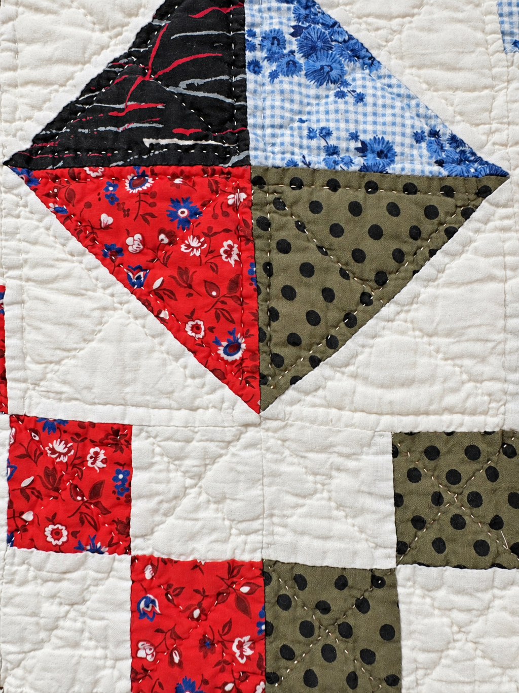 **SOLD Vintage Quilt Scrappy Jewel Box  SOLD**