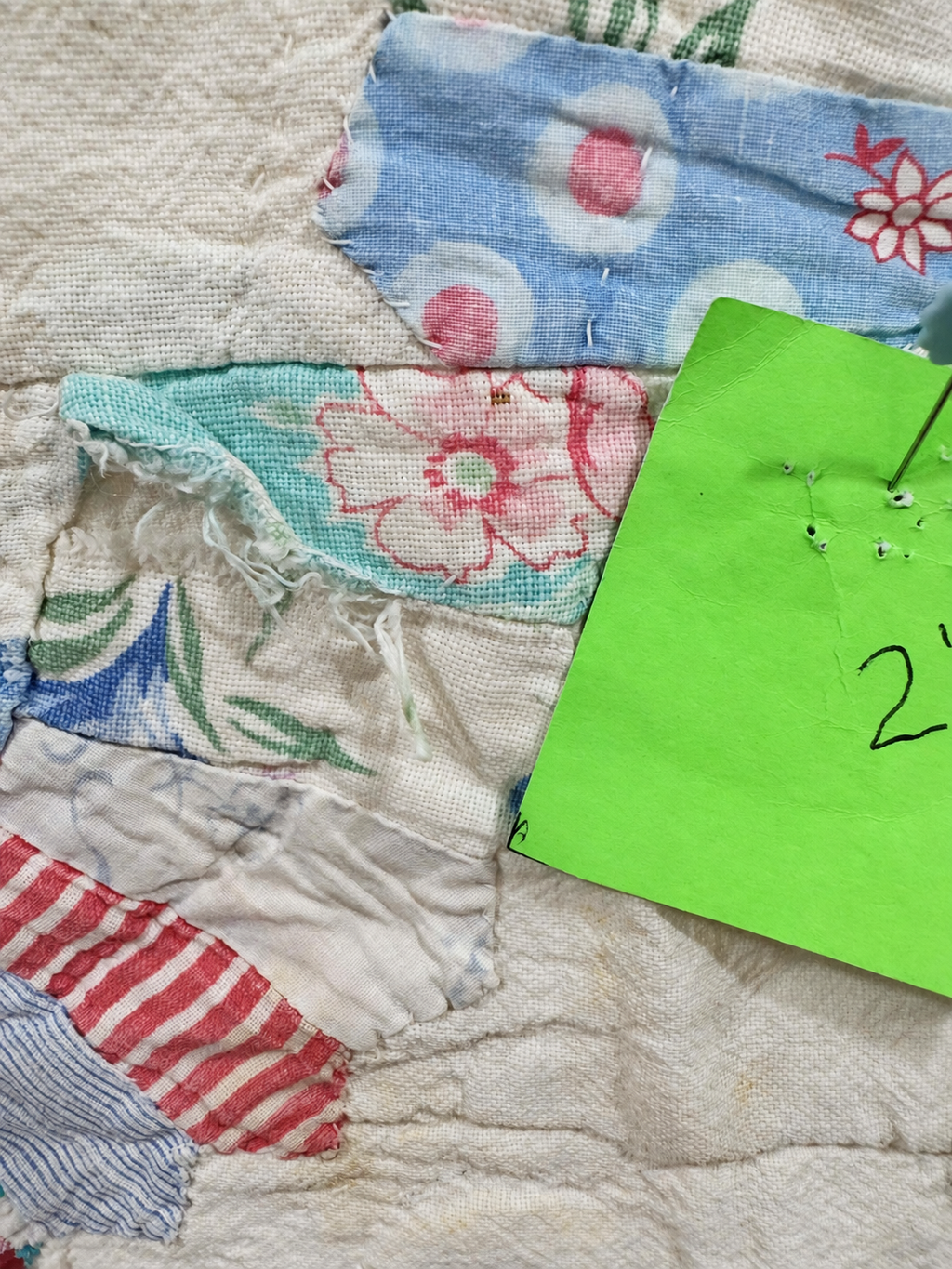 **SOLD Vintage Quilt Whirling Fan Variation SOLD**