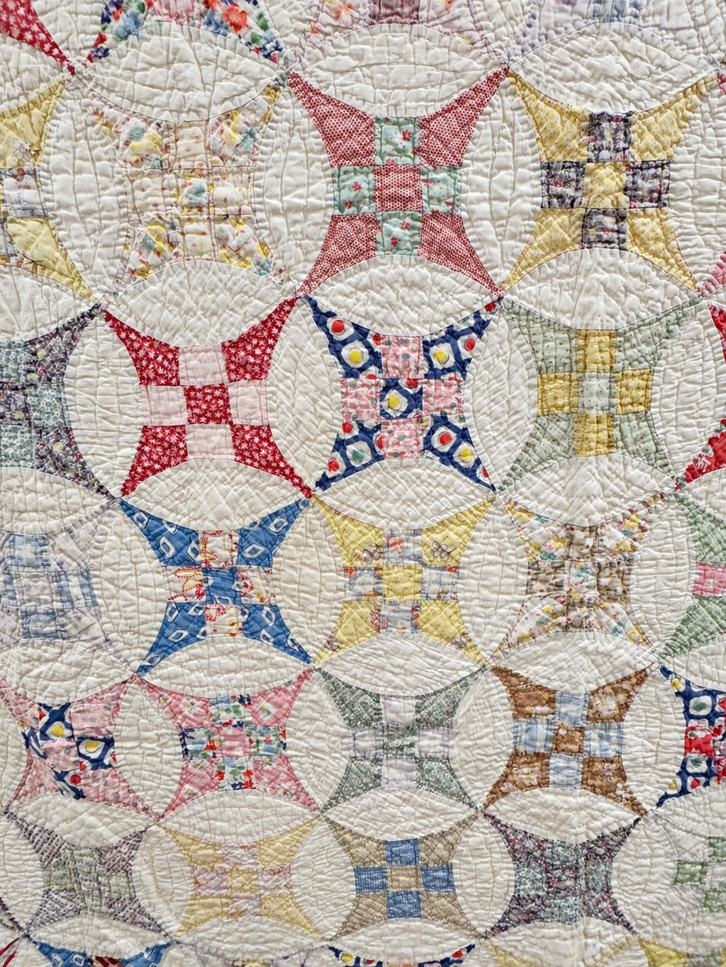Vintage Quilt Glorified Nine Patch
