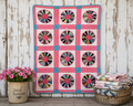 Abbie Cooper's Vintage Dresden Plate Quilt - Dated