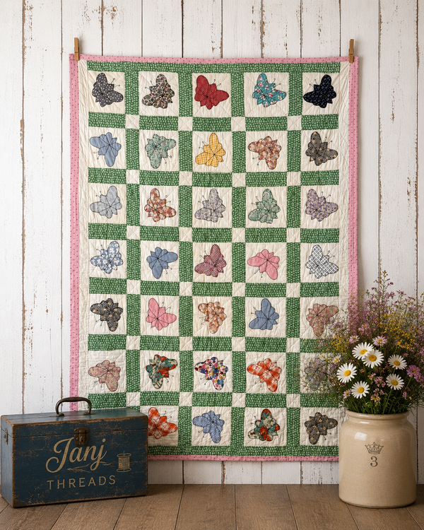 The Butterfly Kaleidoscope Quilt **SOLD**