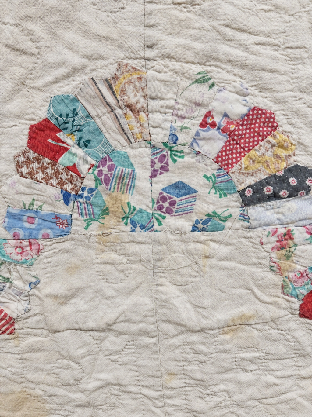 **SOLD Vintage Quilt Whirling Fan Variation SOLD**