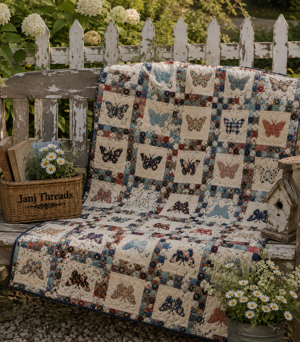 **SOLD** Vintage Quilt Feed Sack Butterfly ** SOLD**