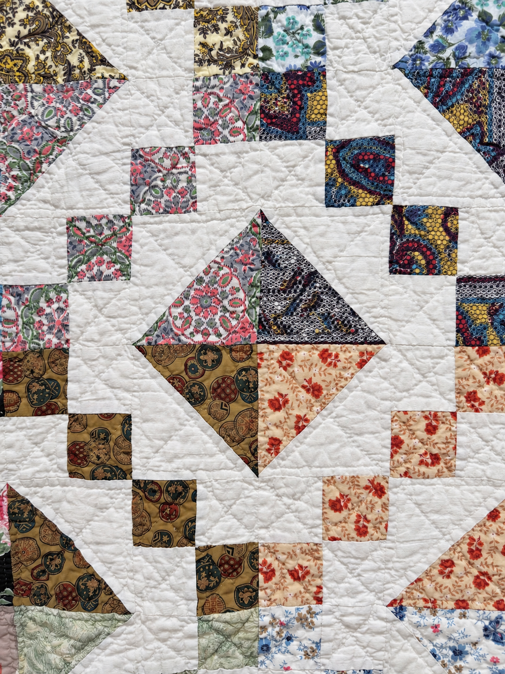 **SOLD Vintage Quilt Scrappy Jewel Box  SOLD**