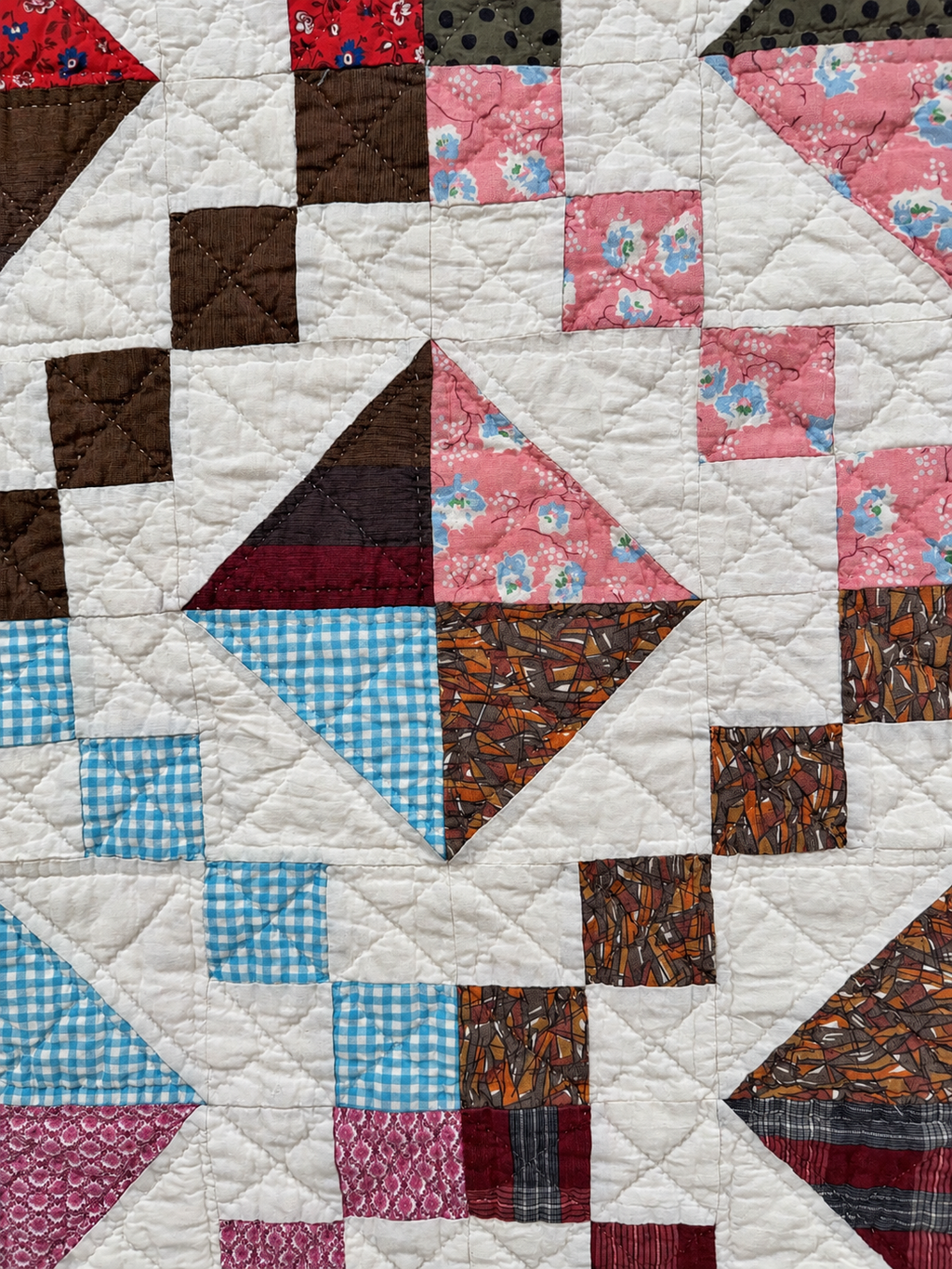 **SOLD Vintage Quilt Scrappy Jewel Box  SOLD**