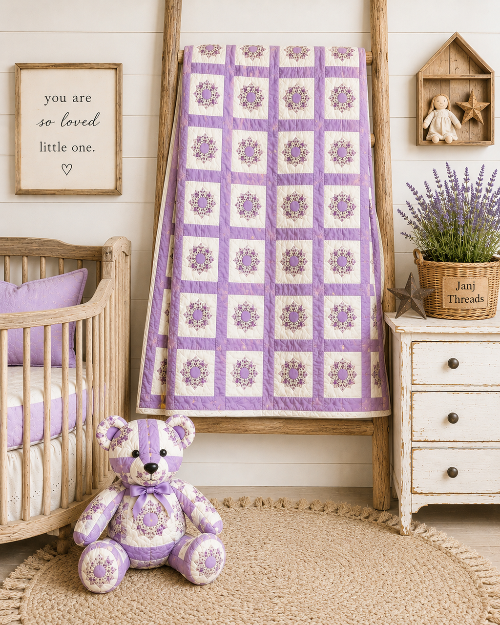 Vintage 12 Point Dresden Plate Quilt