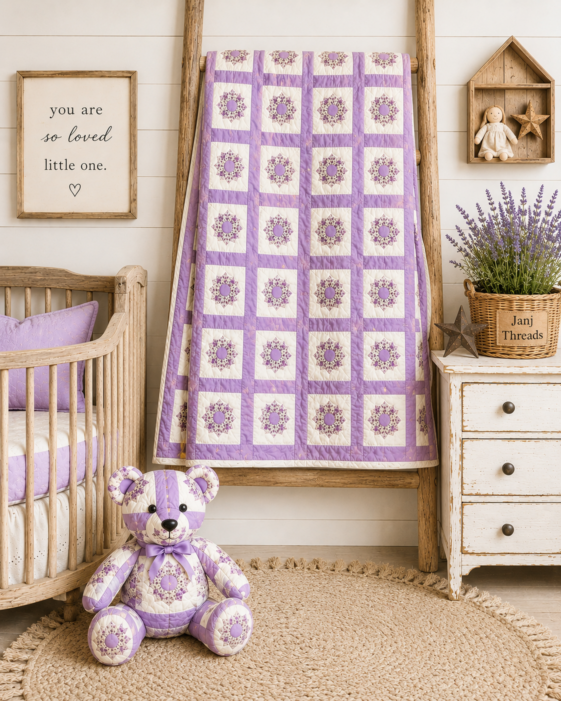 Vintage 12 Point Dresden Plate Quilt