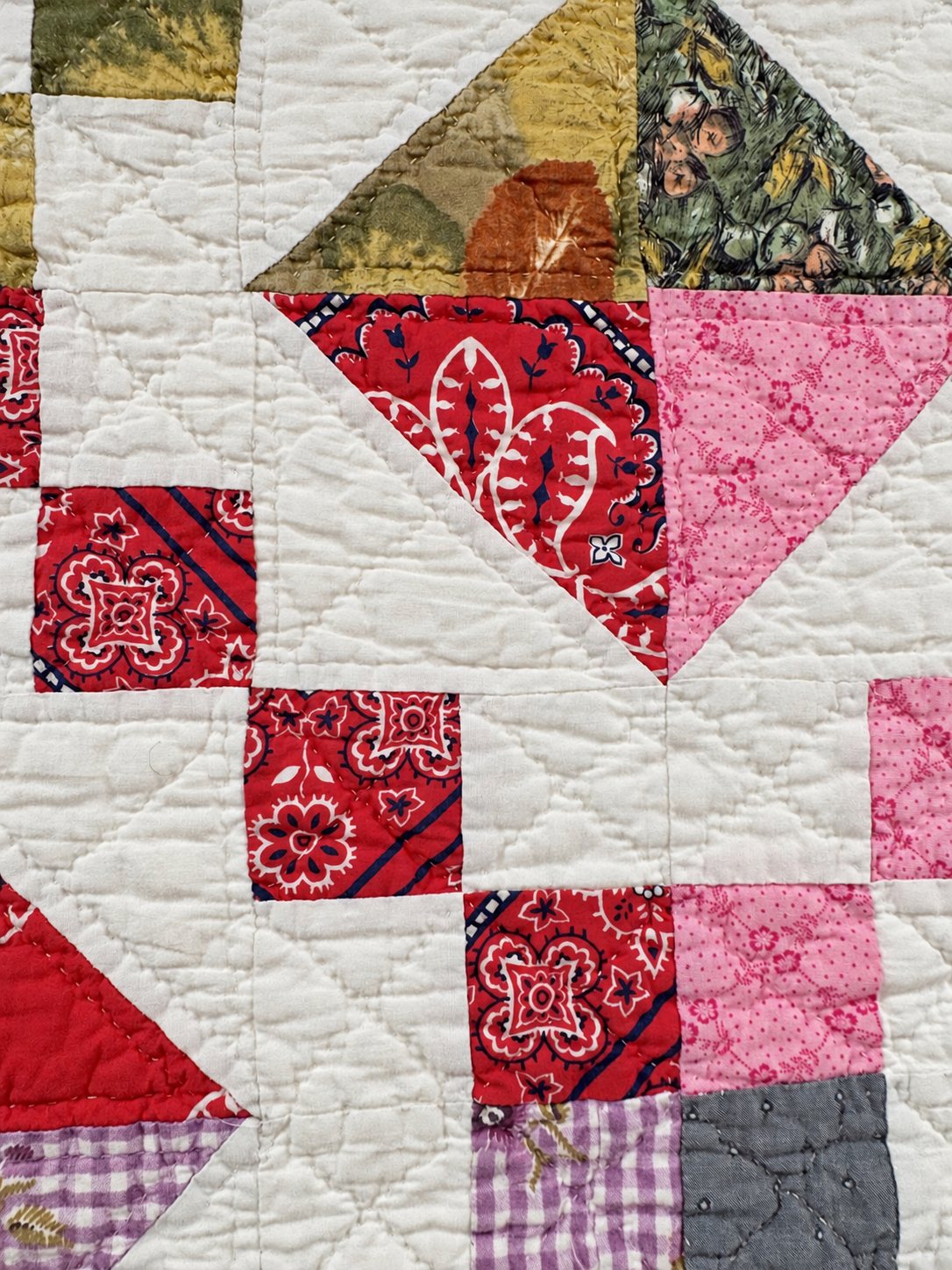 **SOLD Vintage Quilt Scrappy Jewel Box  SOLD**