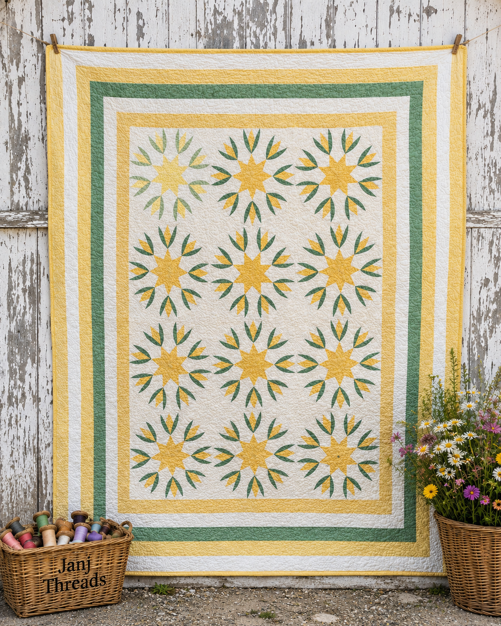 Vintage Quilt Cottage Tulip