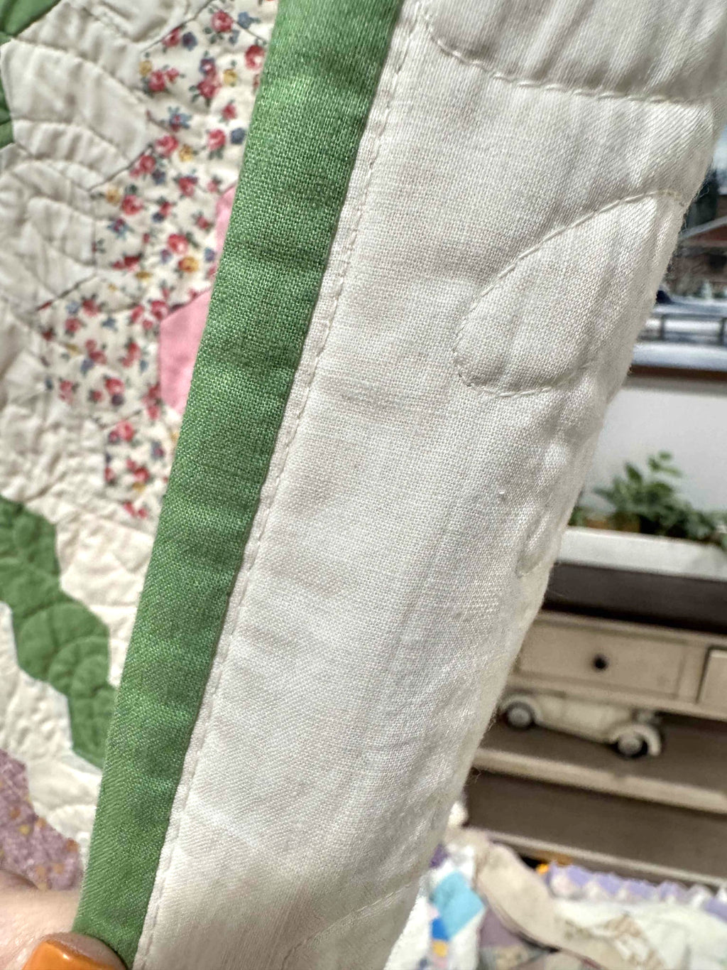 Vintage Quilt Martha Washington's Flower Garden