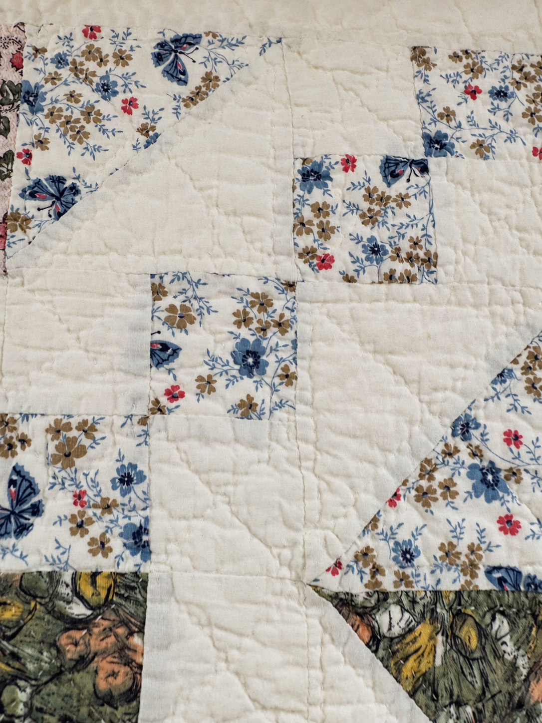**SOLD Vintage Quilt Scrappy Jewel Box  SOLD**