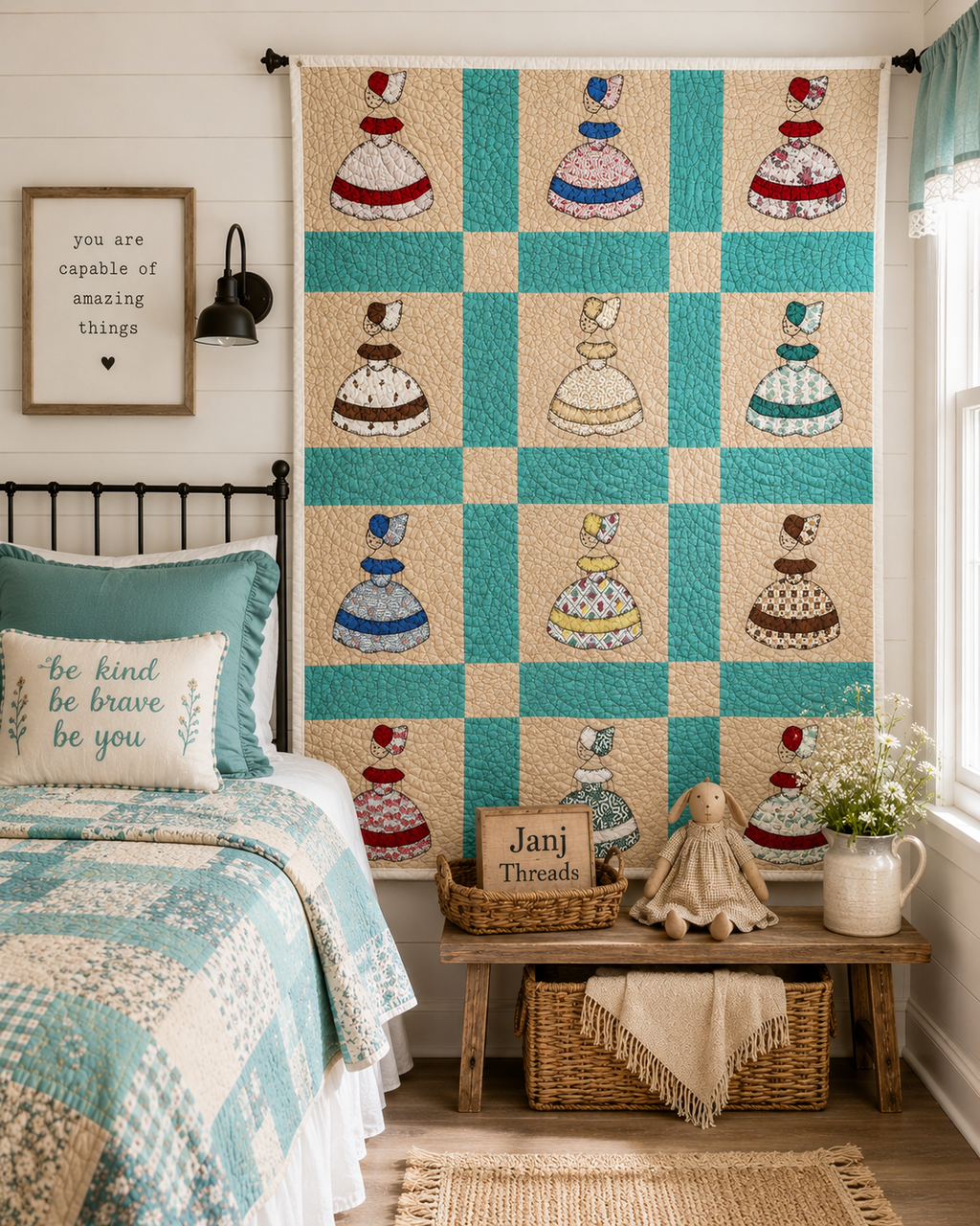 **SOLD Vintage Sunbonnet Sue Quilt SOLD**