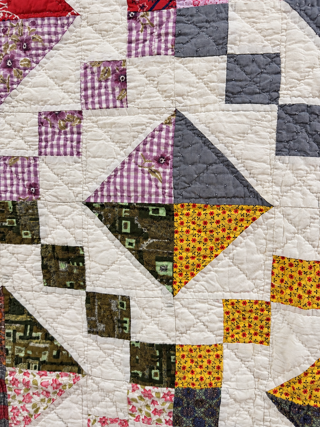 **SOLD Vintage Quilt Scrappy Jewel Box  SOLD**