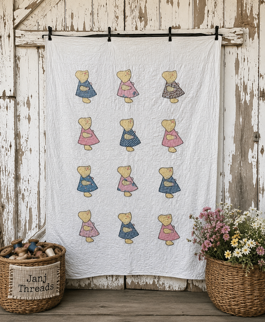 **SOLD Vintage Sunbonnet Sue Quilt  SOLD**