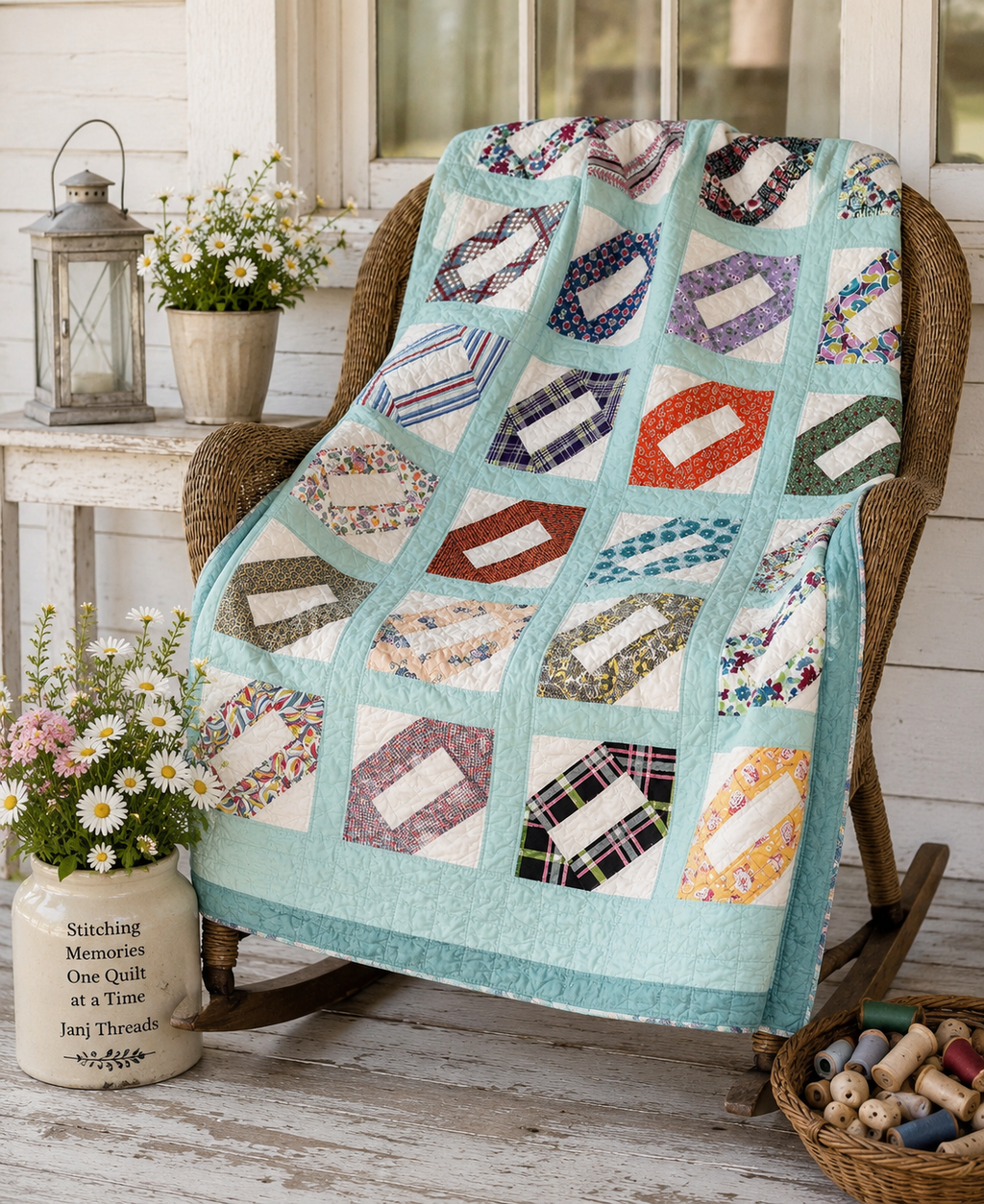 Vintage Chuck-A-Luck Variation Quilt
