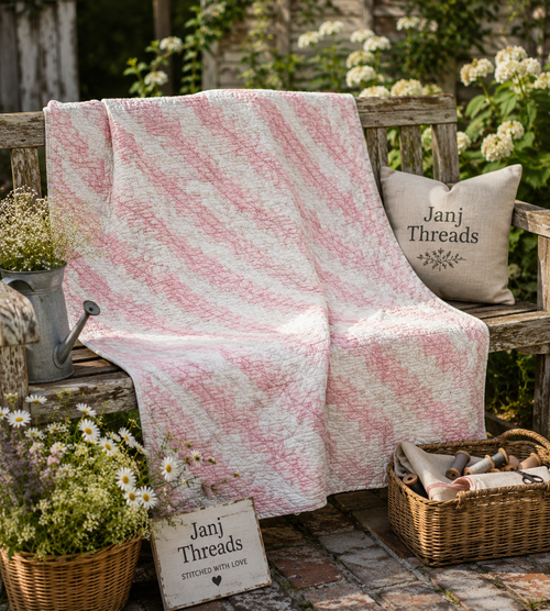 **SOLD Vintage Streak of Lightning Cutter Quilt SOLD**