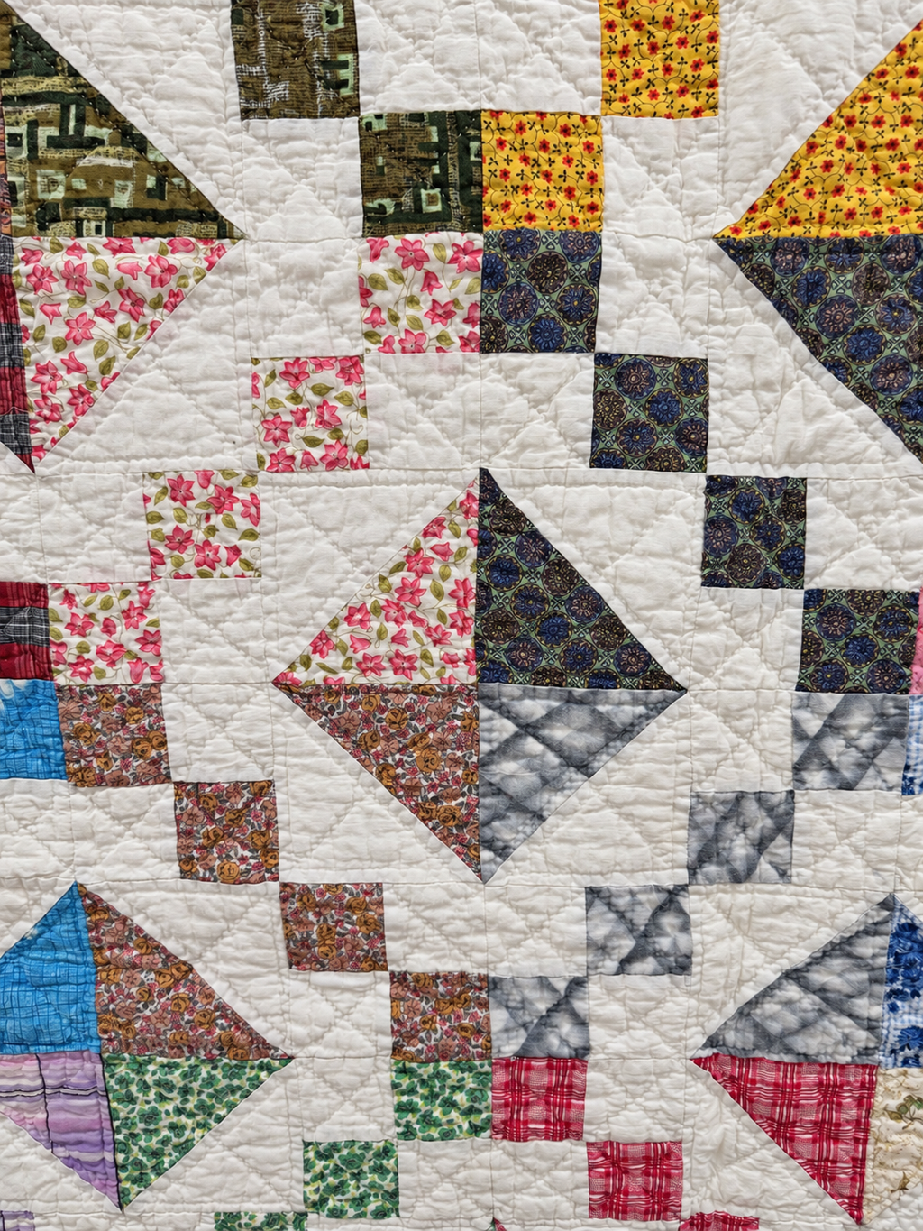 **SOLD Vintage Quilt Scrappy Jewel Box  SOLD**