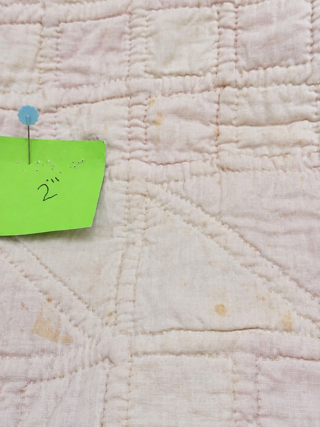 **SOLD Vintage Quilt Pink Jacob's Ladder SOLD**