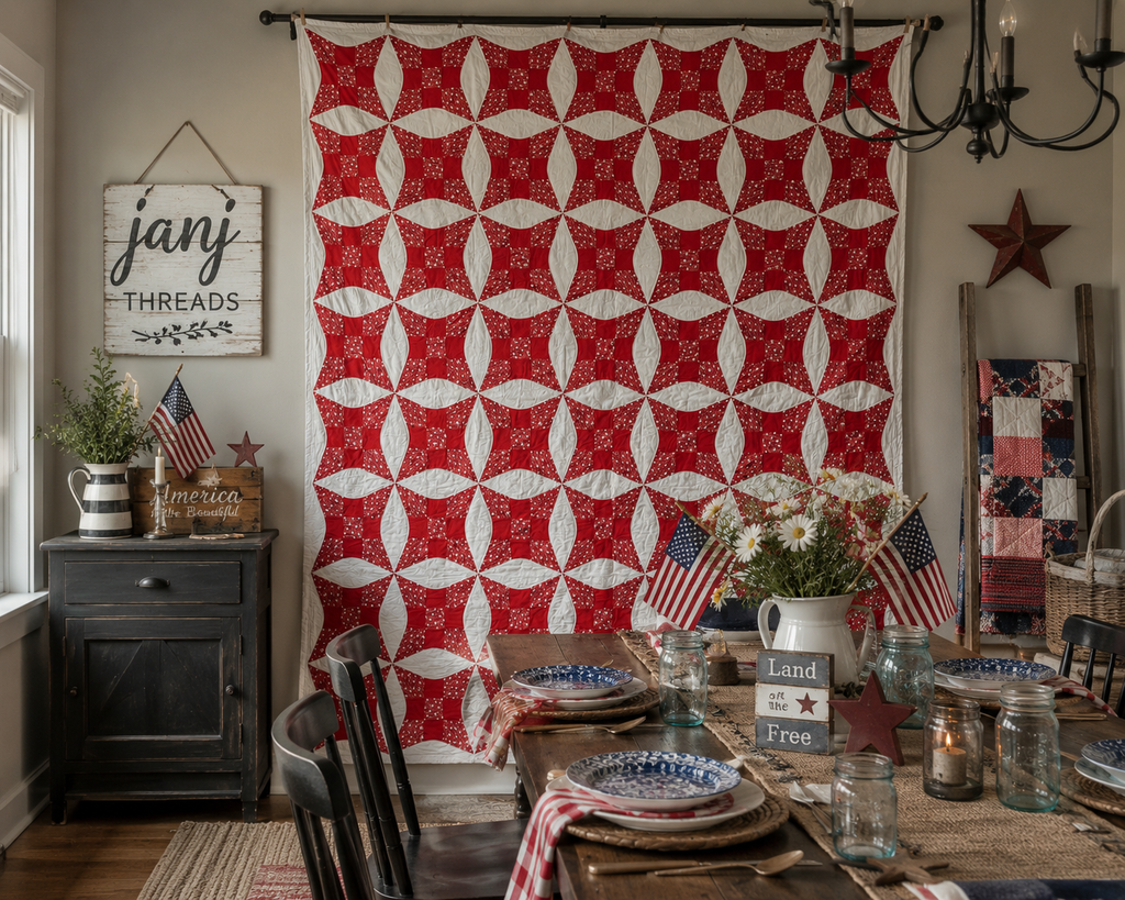 Vintage Glorified Nine Patch Quilt