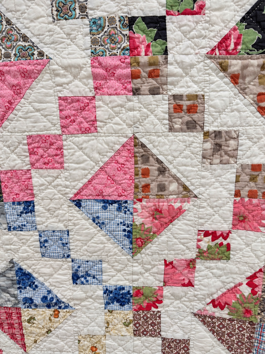 **SOLD Vintage Quilt Scrappy Jewel Box  SOLD**