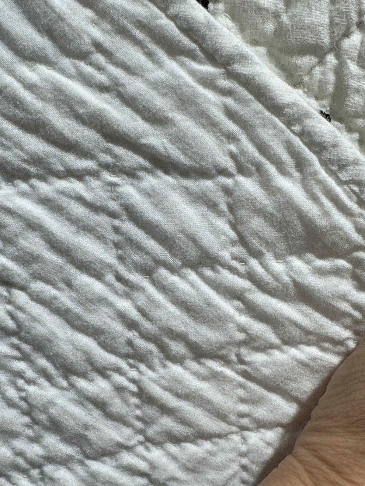 **SOLD Vintage Quilt Butterfly Applique on White  SOLD**