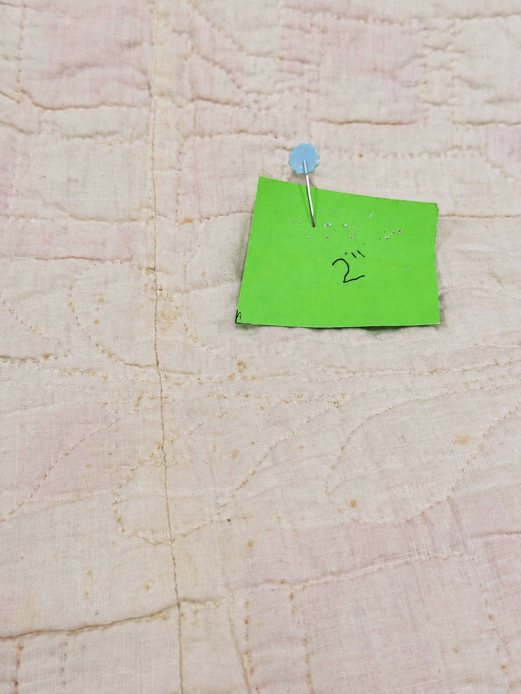 **SOLD Vintage Quilt Pink Jacob's Ladder SOLD**