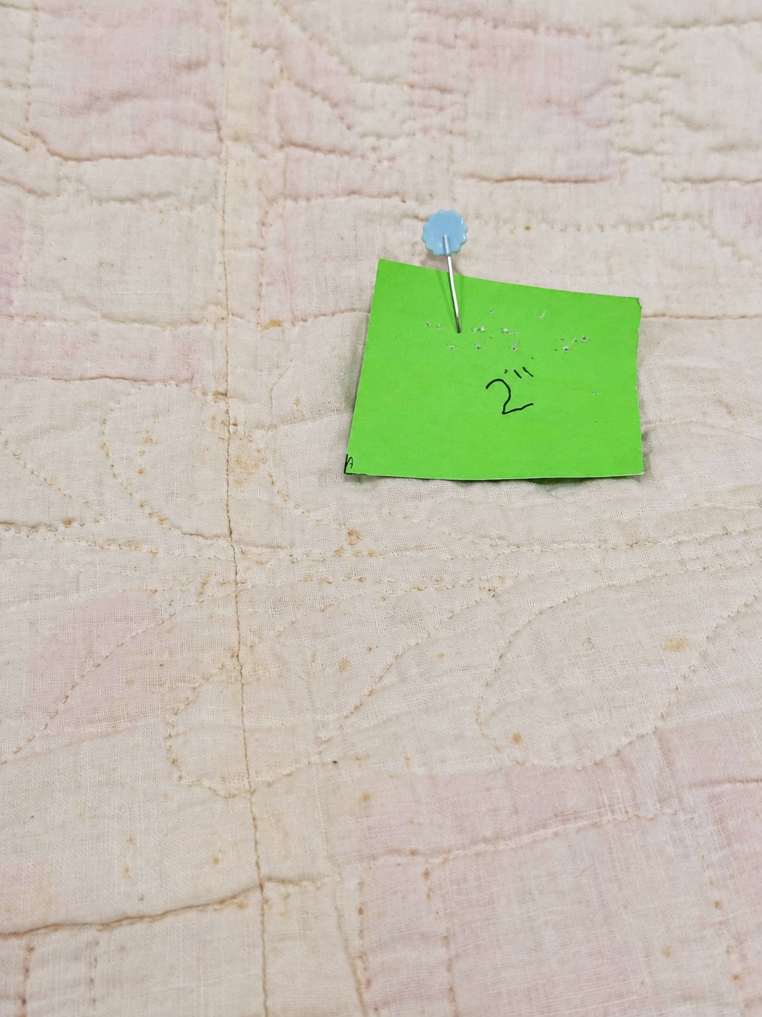 **SOLD Vintage Quilt Pink Jacob's Ladder SOLD**