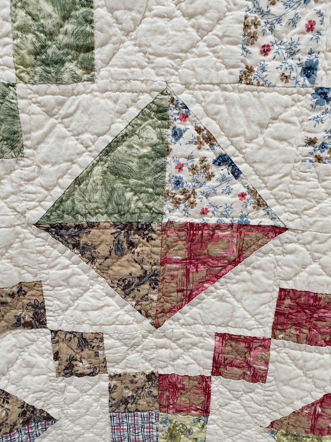 **SOLD Vintage Quilt Scrappy Jewel Box  SOLD**