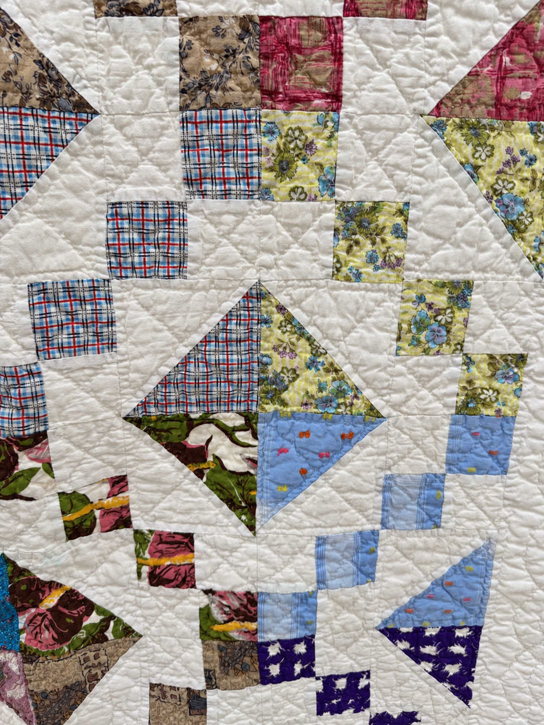 **SOLD Vintage Quilt Scrappy Jewel Box  SOLD**