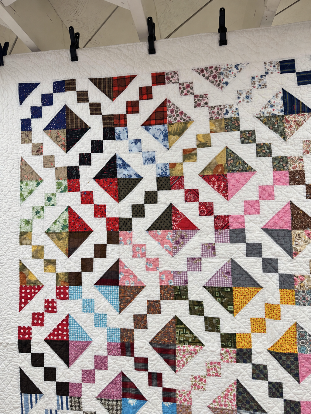 **SOLD Vintage Quilt Scrappy Jewel Box  SOLD**