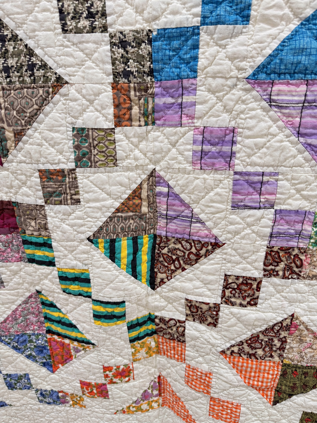 **SOLD Vintage Quilt Scrappy Jewel Box  SOLD**