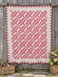 **SOLD Vintage Quilt Pink Jacob's Ladder SOLD**