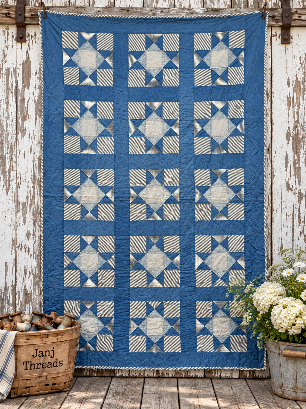 **SOLD Vintage Quilt Ohio Star  SOLD**