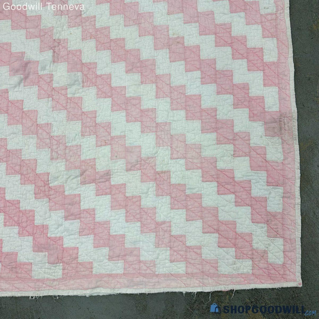 **SOLD Vintage Streak of Lightning Cutter Quilt SOLD**