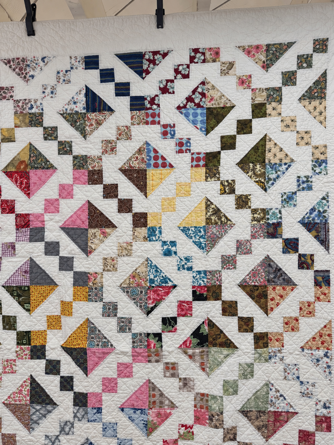 **SOLD Vintage Quilt Scrappy Jewel Box  SOLD**
