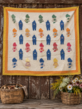 Vintage Quilt Sunbonnet Sue & Overall Sam