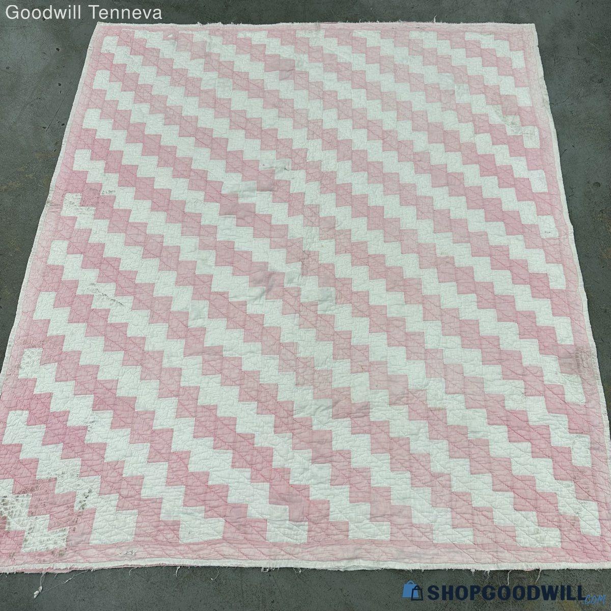 **SOLD Vintage Streak of Lightning Cutter Quilt SOLD**