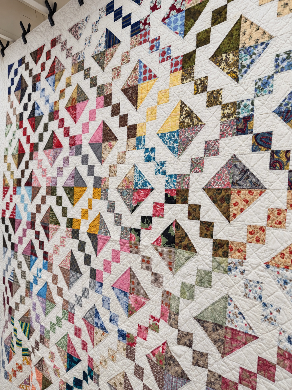 **SOLD Vintage Quilt Scrappy Jewel Box  SOLD**