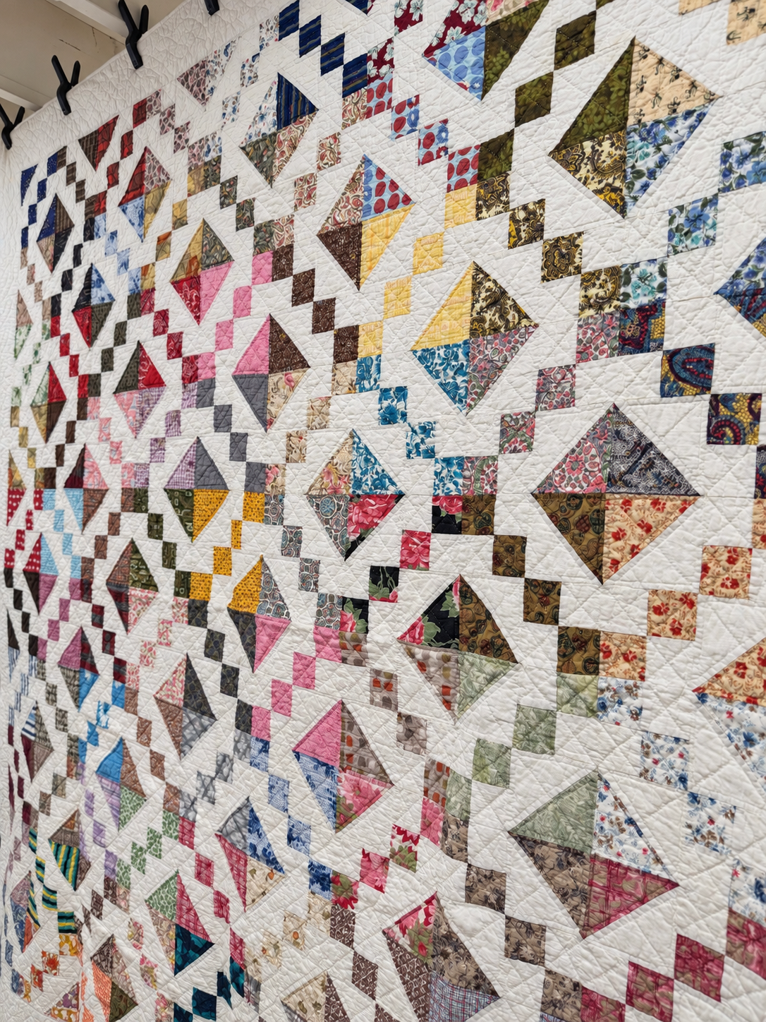 **SOLD Vintage Quilt Scrappy Jewel Box  SOLD**