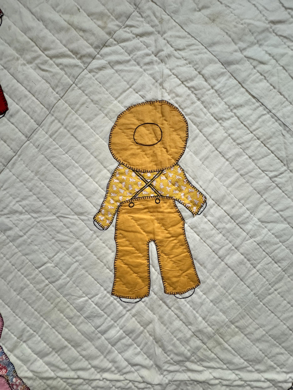 Vintage Quilt Overall Sam
