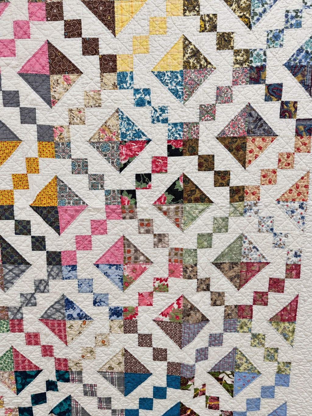 **SOLD Vintage Quilt Scrappy Jewel Box  SOLD**