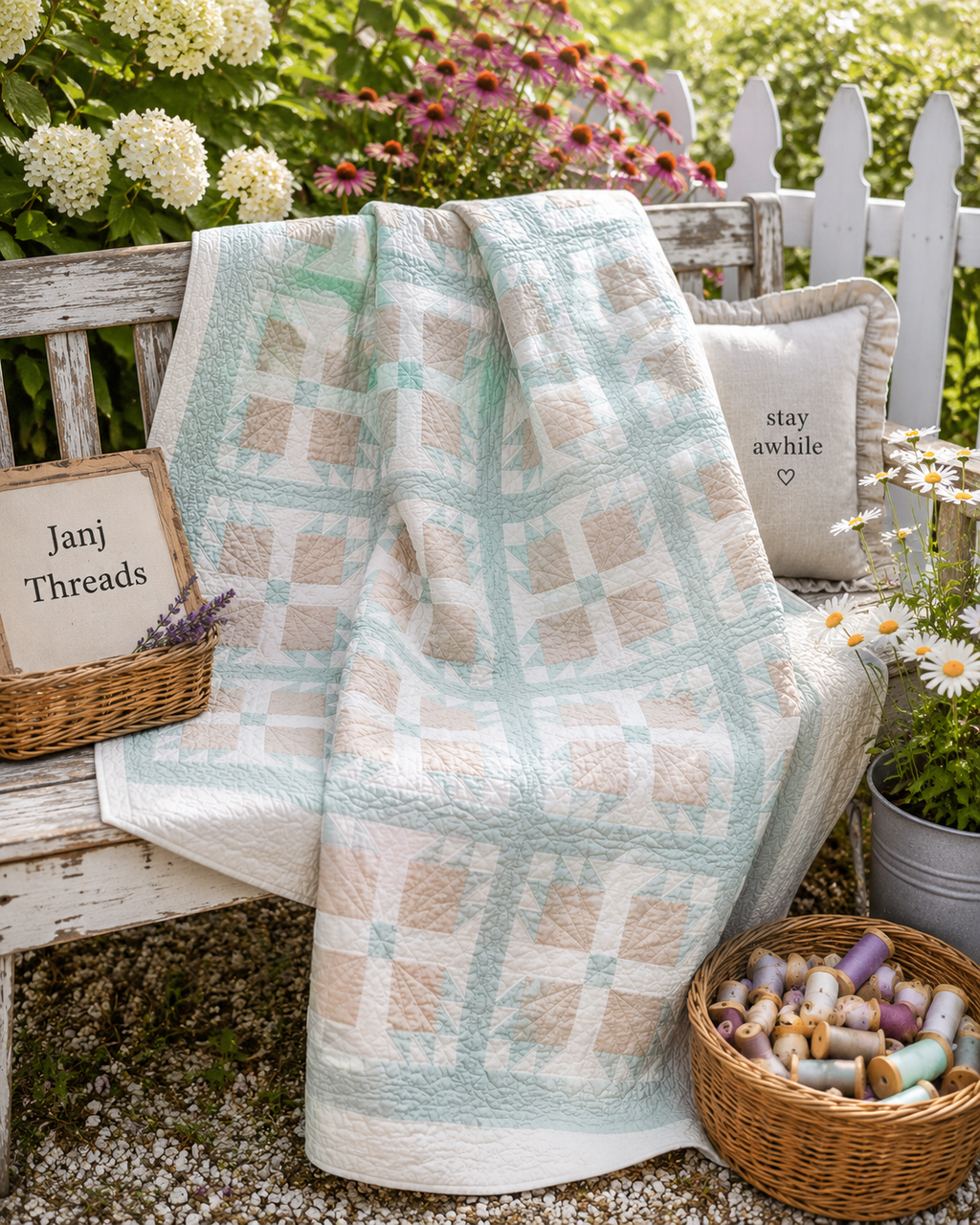 Vintage Trip Bear's Paw Quilt