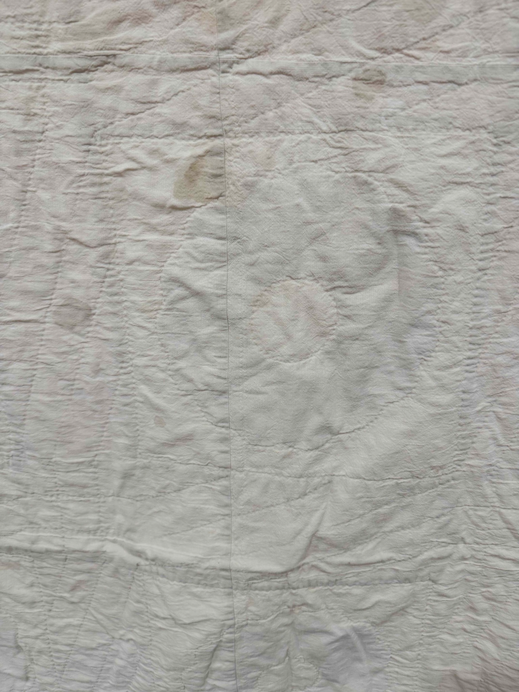 Vintage Quilt Calico Sash Dresden Plate Variation