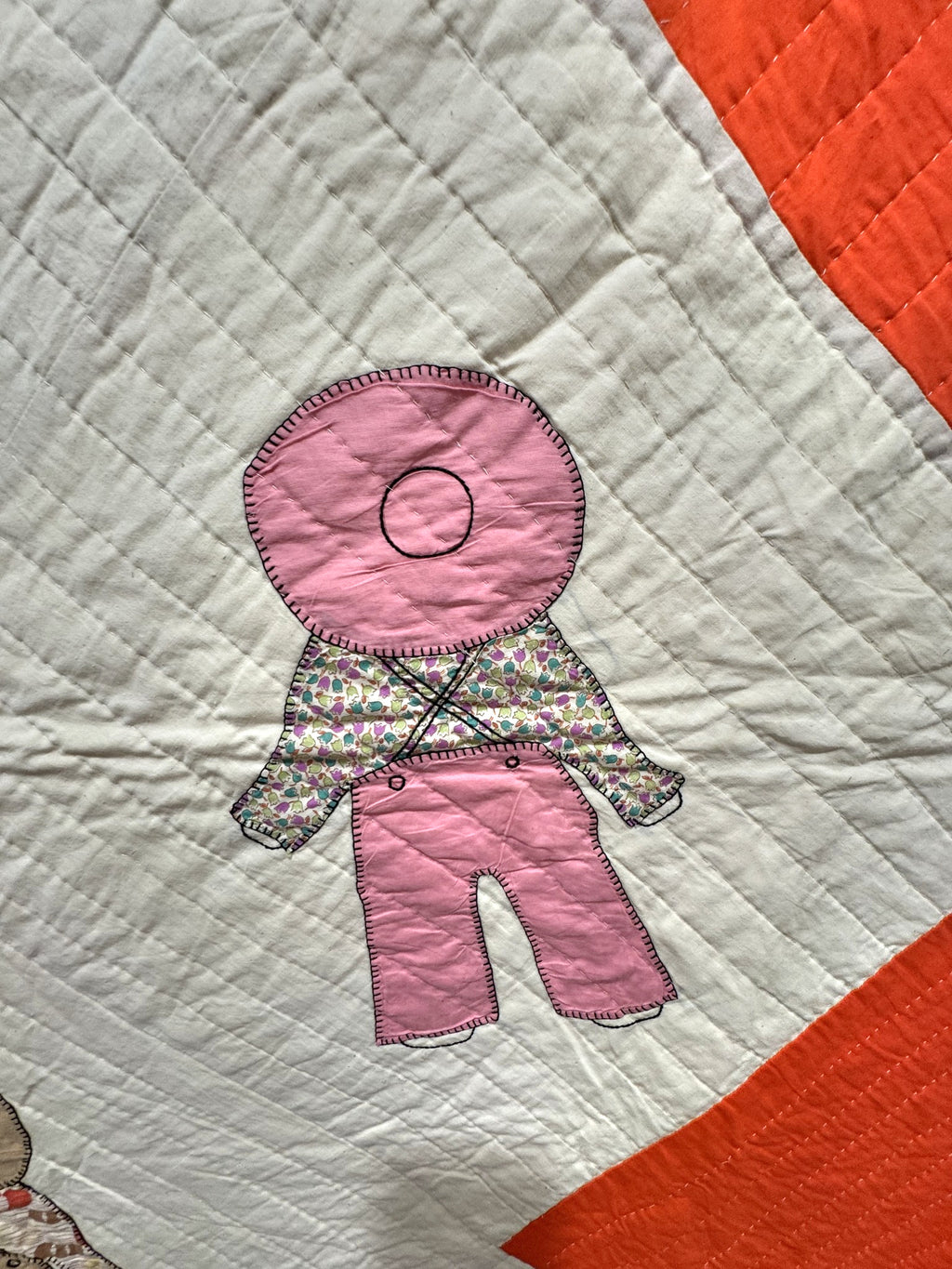 Vintage Quilt Overall Sam
